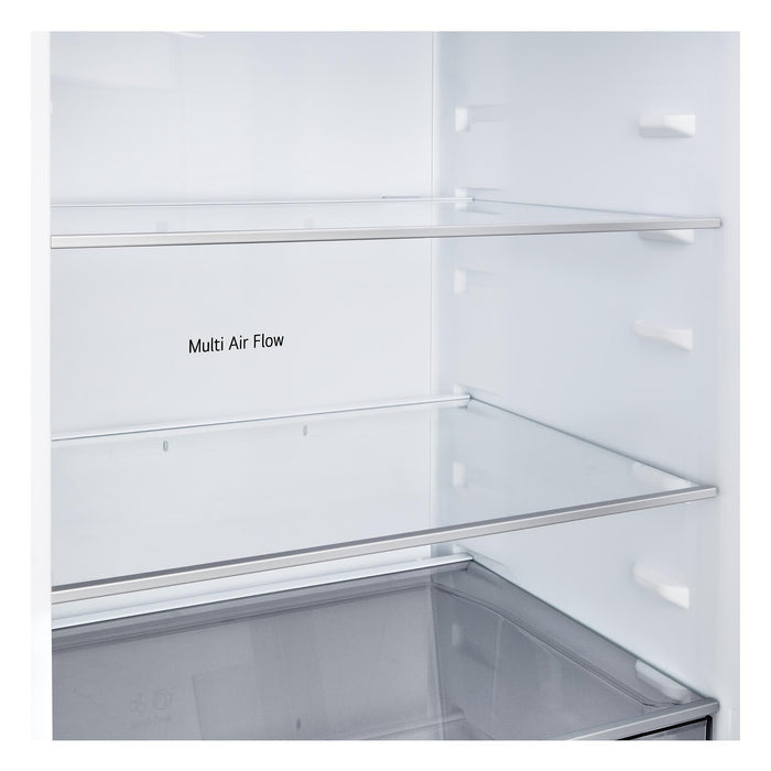 Refrigerator with freezer LG GBBSJ20EPY, 375 l, E, No Frost, Stainless steel
