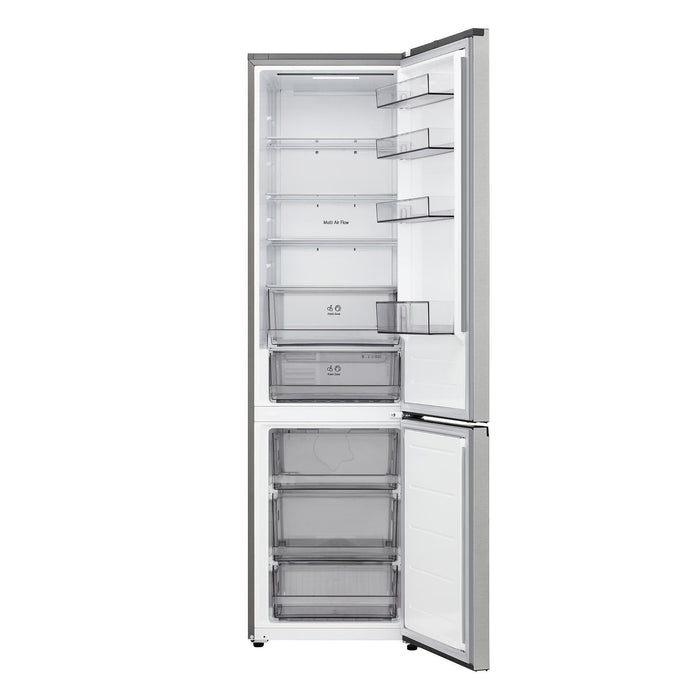 Refrigerator with freezer LG GBBSJ20EPY, 375 l, E, No Frost, Stainless steel