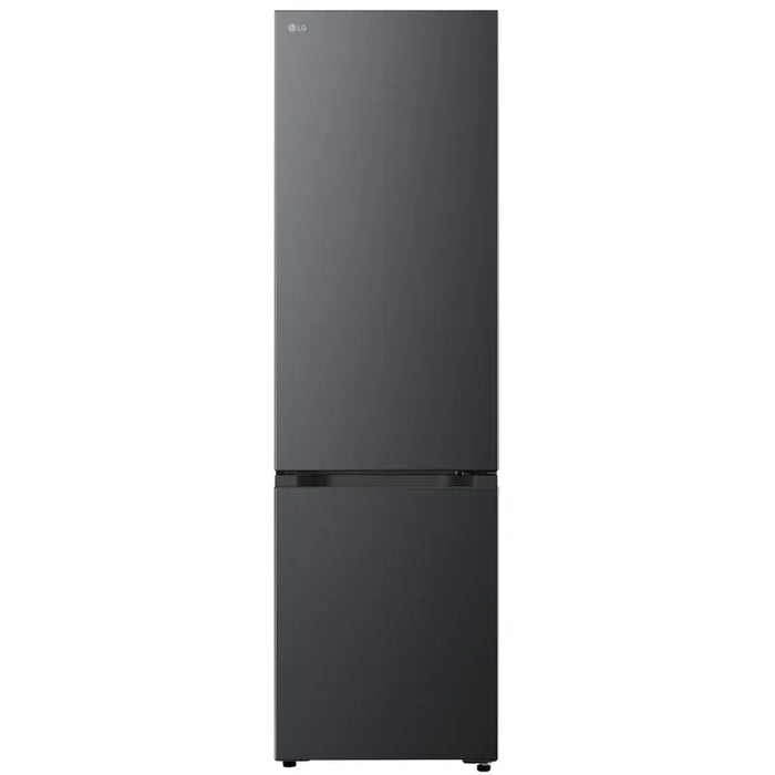 Refrigerator with freezer LG GBBSJ2CCEP, 375 l, C, No Frost, Black stainless steel