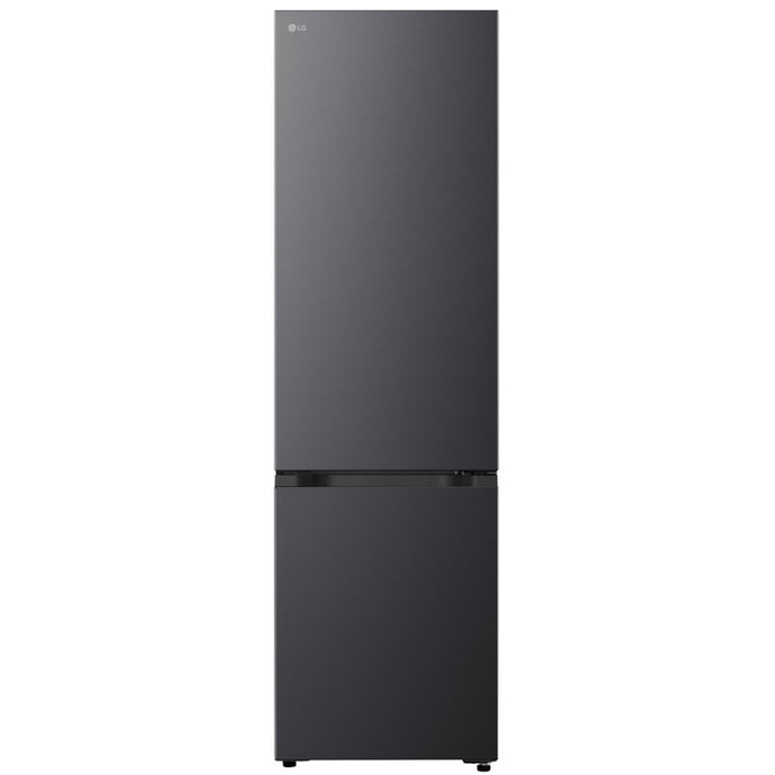 Refrigerator with freezer LG GBBSJ2CCEP, 375 l, C, No Frost, Black stainless steel