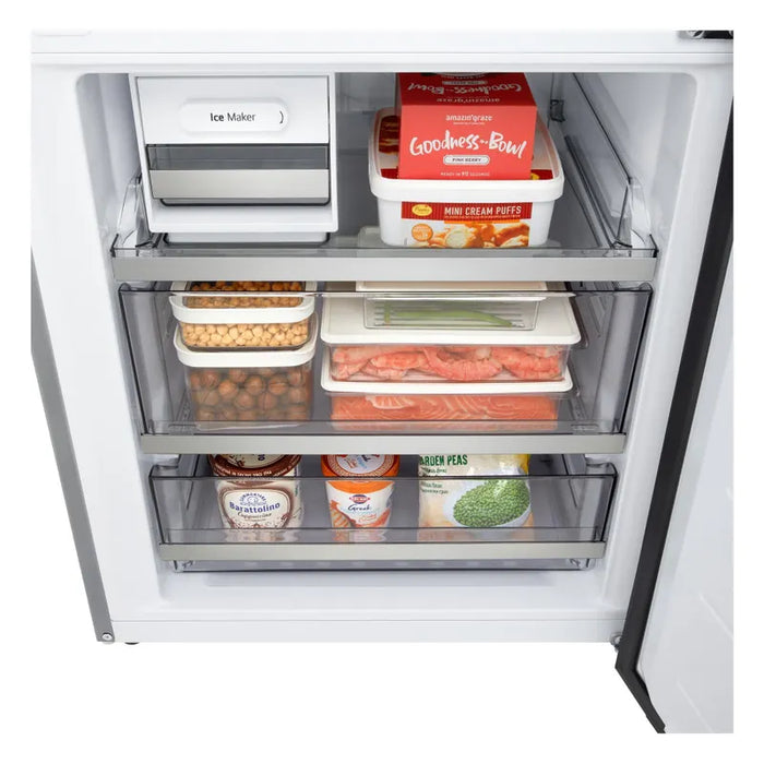 Refrigerator with freezer LG GBBW726CMB, 465 l, C, No Frost, Stainless steel