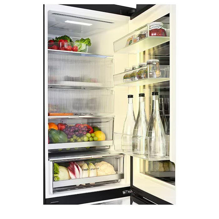 Refrigerator with freezer LG GBG7190CEV