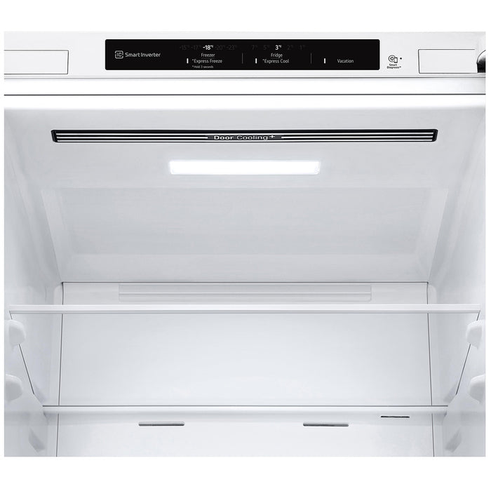Refrigerator with freezer LG GBV3100DSW*** , 344 l, D , No Frost , White