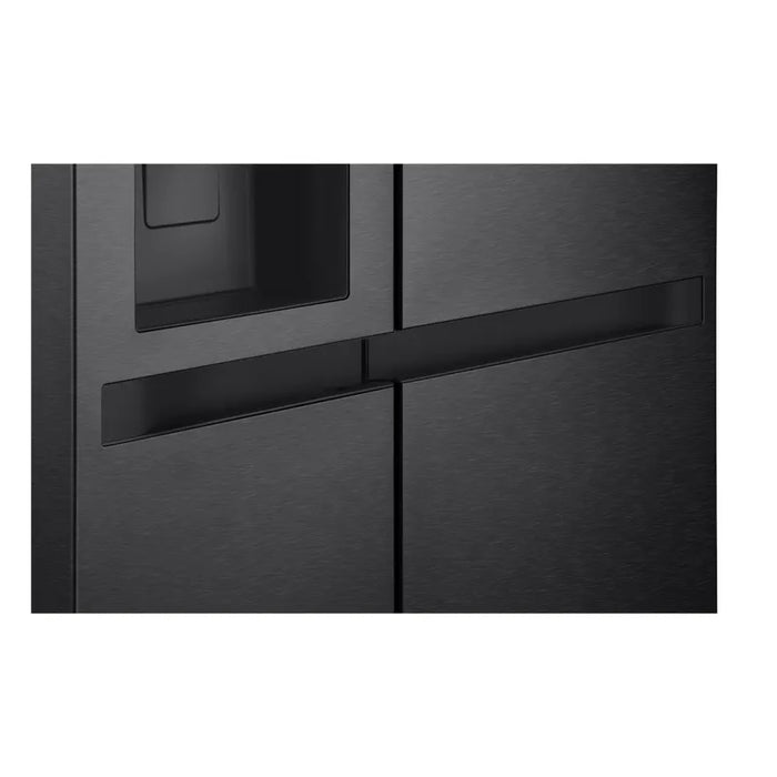 Side-by-Side Refrigerator LG GSLC40EPPE, 638 l, E, No Frost, Black