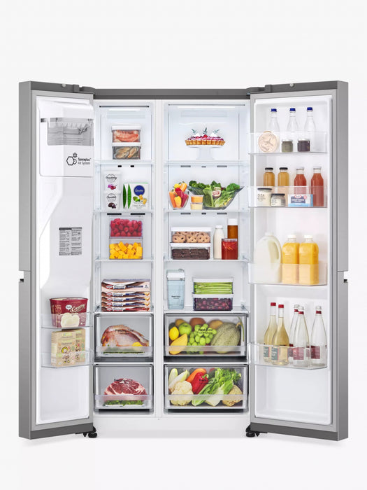 Refrigerator with freezer LG GSLV71PZTD SbS
