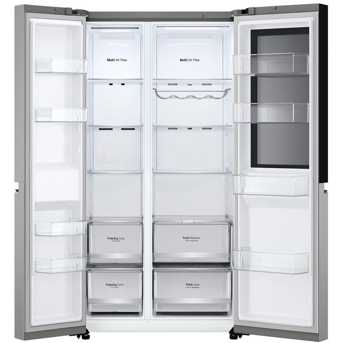 Refrigerator Side-by-Side LG GSVV80PYLL , 655 l, E , No Frost , Inox