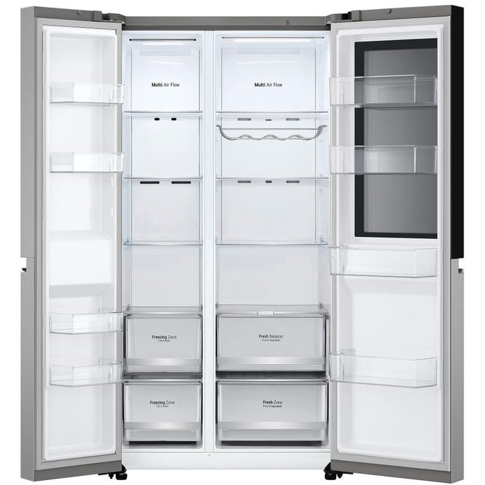 Refrigerator Side-by-Side LG GSVV80PYLL , 655 l, E , No Frost , Inox