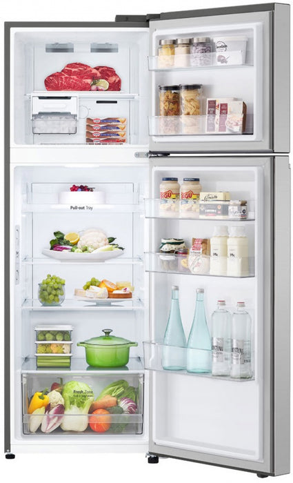 Refrigerator with top chamber LG GTBV38PZGKD