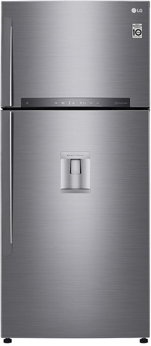 Refrigerator with upper chamber LG GTF744PZPED