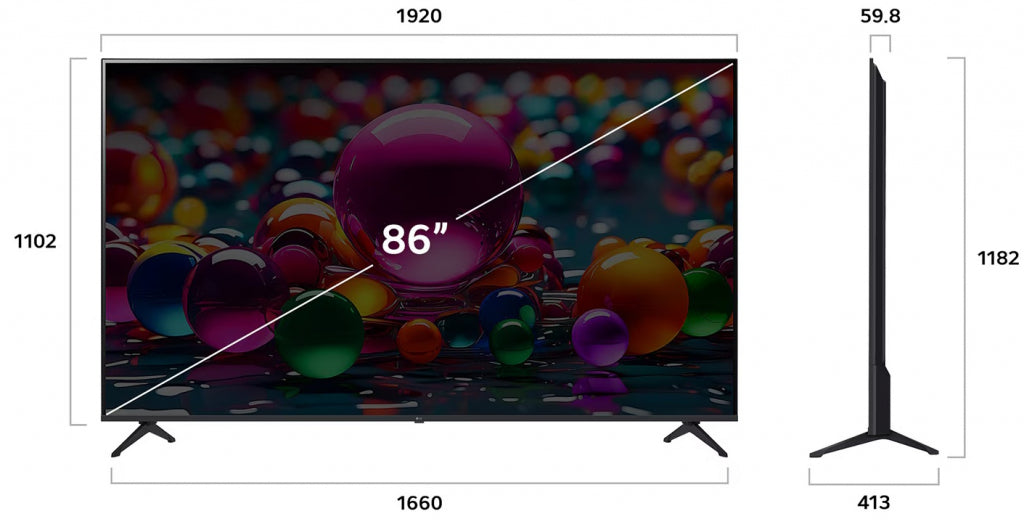 TV LG LED 86UA75006LA