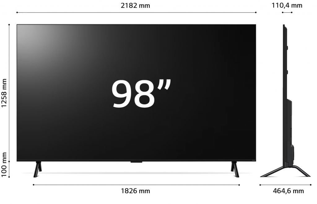 TV LG LED 98UT91006LA