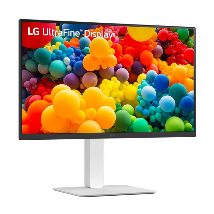 LG 27US550-W, 27" UHD 4K, IPS Panel Anti-Glare, 5ms, 1000:1, 300cd/m, 3840x2160, DCI-P3 90% t, HDR 10, HDMI, DisplayPort, Dynamic Action Sync, LG Switch,  Headphone out, Height / Pivot / Tilt Adjustable Stand, Black/White