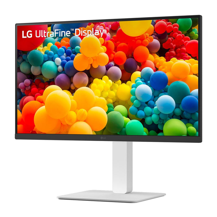 LG 27US550-W, 27" UHD 4K, IPS Panel Anti-Glare, 5ms, 1000:1, 300cd/m, 3840x2160, DCI-P3 90% t, HDR 10, HDMI, DisplayPort, Dynamic Action Sync, LG Switch,  Headphone out, Height / Pivot / Tilt Adjustable Stand, Black/White