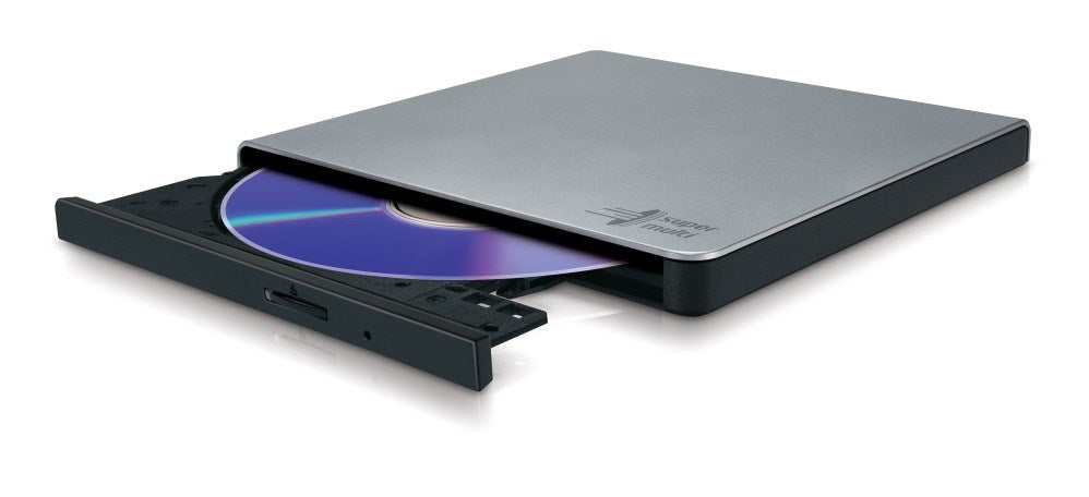 External USB DVD Writer LG GP57ES40, USB 2.0, Silver Grey