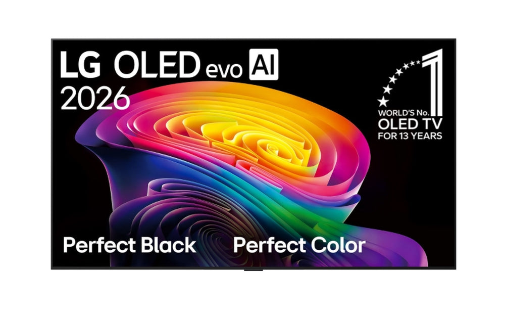 LG OLED48C61LA, 48" OLED evo, 4K (3840 x 2160), DVB-C/T2/S2, Alpha 11 AI 4K Gen3, 120Hz Native (VRR 165Hz), ThinQ AI, HDR10, NVIDIA G-SYNC, AMD FreeSync, Dolby Vision, Dolby Atmos, AI Agent, Wi-Fi 6E, Bluetooth, eARC (HDMI 2), USB, Airplay 2, CI slot, Mu