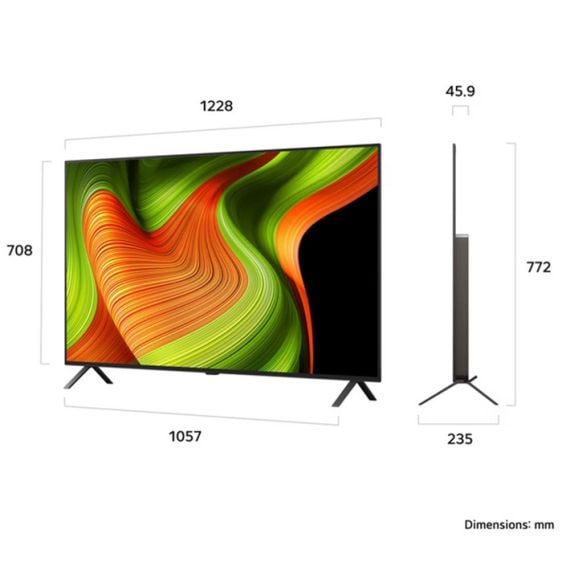 TV LG OLED55B56LA, 55"(139 cm), OLED AI B5 4K Smart TV 2025