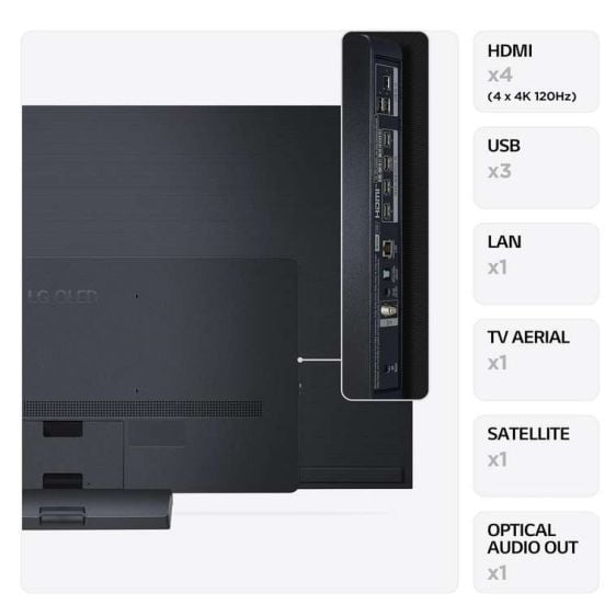 TV LG OLED77C34LA, OLED evo 77" (195 cm), Smart, 4K Ultra HD, WebOS (Model 2023)