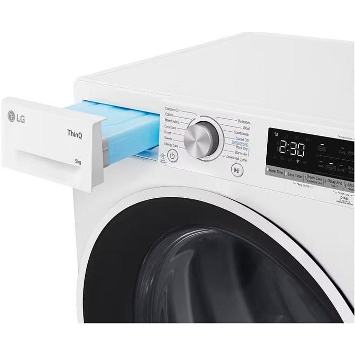 LG RH90V5AV6N*** dryer, 9 kg, D, White