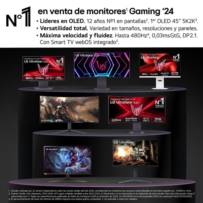 Gaming Monitor LG 32G600A-B Quad HD 32"