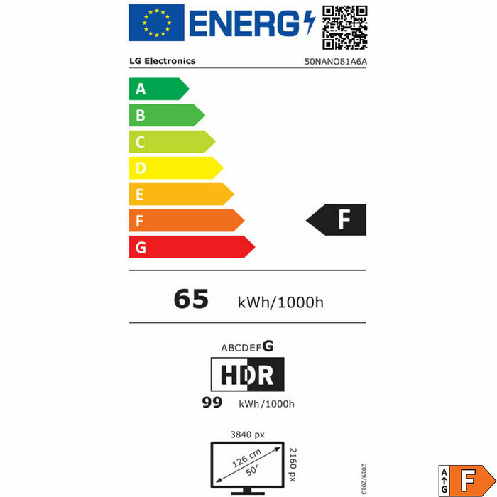 Smart TV LG 50NANO81A6A.AEU 4K Ultra HD 50" LED Wi-Fi
