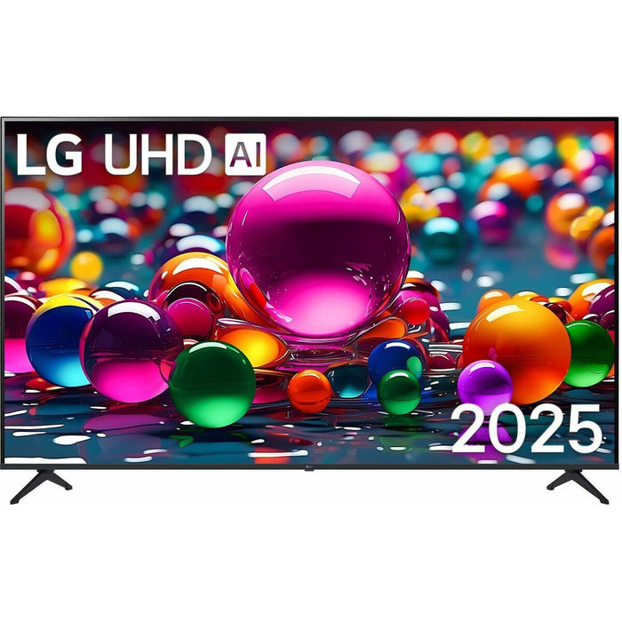 LG 86UA75006LA, 86" 4K UltraHD TV 4K (3840x2160), DVB-T2/C/S2, webOS 25 Smart, ThinQ AI, A7 AI, WiFi, HDR10 pro, HLG, ALLM/HGiG, 4K Upscaling, AI Sound pro, Multiple View, HDMI eARC, LAN, USB, Bluetooth, Google Cast, 2 Pole Stand, Black