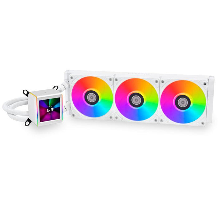 Lian Li GALAHAD II LCD 360 ARGB Processor Cooler - White - Охладители за процесори<<<Компютърни компоненти<<<ValiAPI
