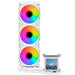 Lian Li GALAHAD II LCD 360 SL-INF ARGB CPU Cooler - White - Охладители за процесори<<<Компютърни компоненти<<<ValiAPI