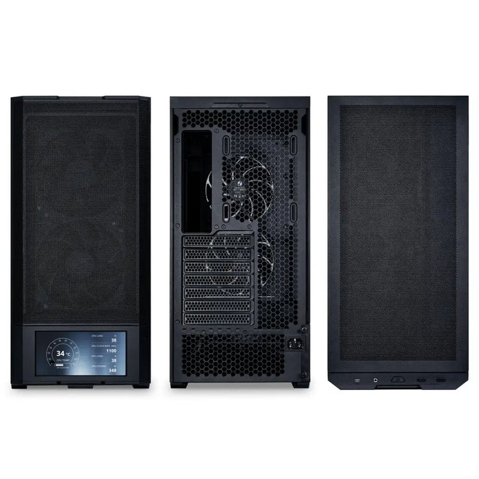Lian Li LANCOOL 207 Digital Mid-Tower Box Tempered Glass Black - Кутии за компютри<<<Компютърни компоненти<<<ValiAPI