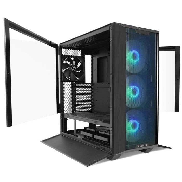 Lian-Li LANCOOL III RGB Mid-Tower Box Tempered Glass Black - Кутии за компютри<<<Компютърни компоненти<<<ValiAPI