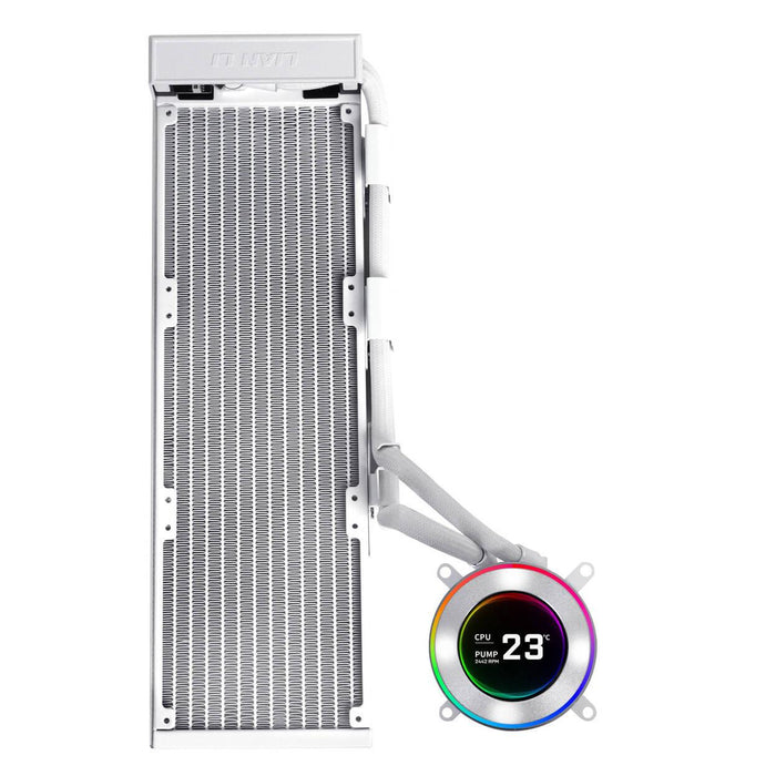 Lian Li HydroShift II LCD-C 360 Fanless ARGB CPU Cooler - White