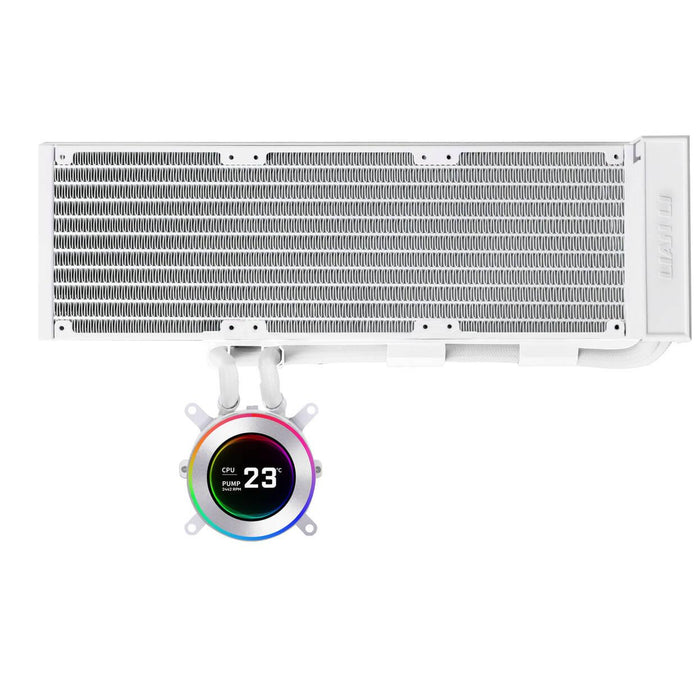 Lian Li HydroShift II LCD-C 360 Fanless ARGB CPU Cooler - White