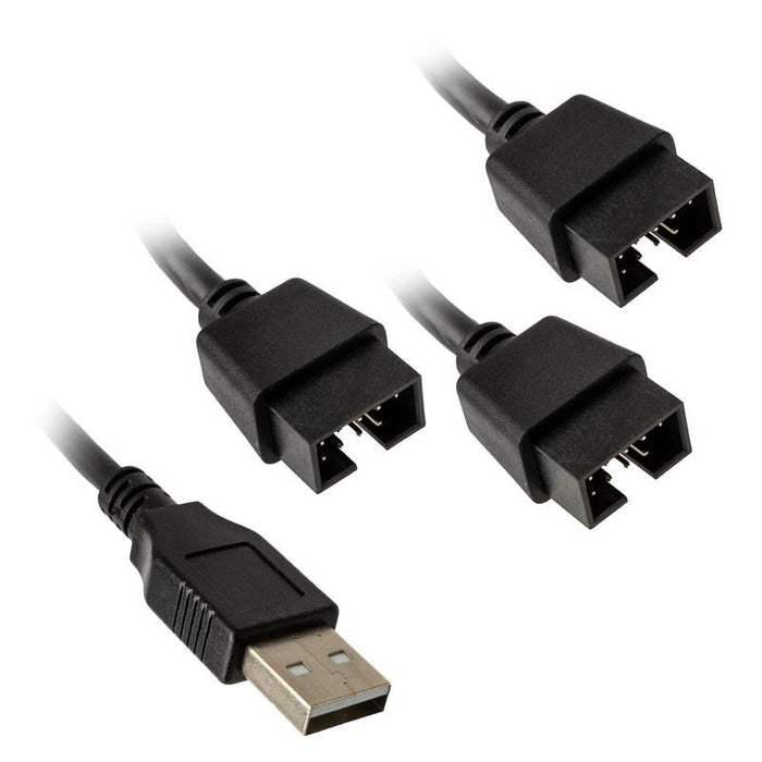 USB Hub Lian Li PW-U2TPAB USB 2.0 1-to-3 Hub - Black