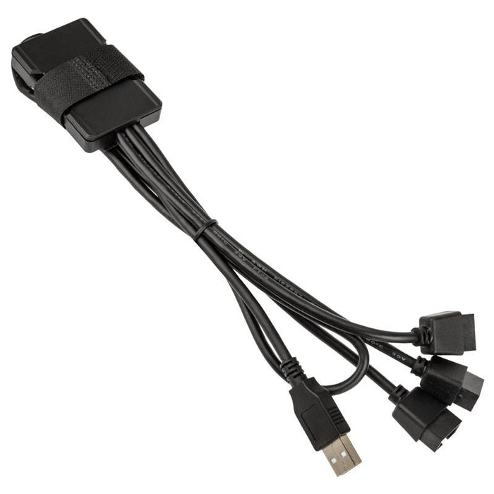 USB Hub Lian Li PW-U2TPAB USB 2.0 1-to-3 Hub - Black