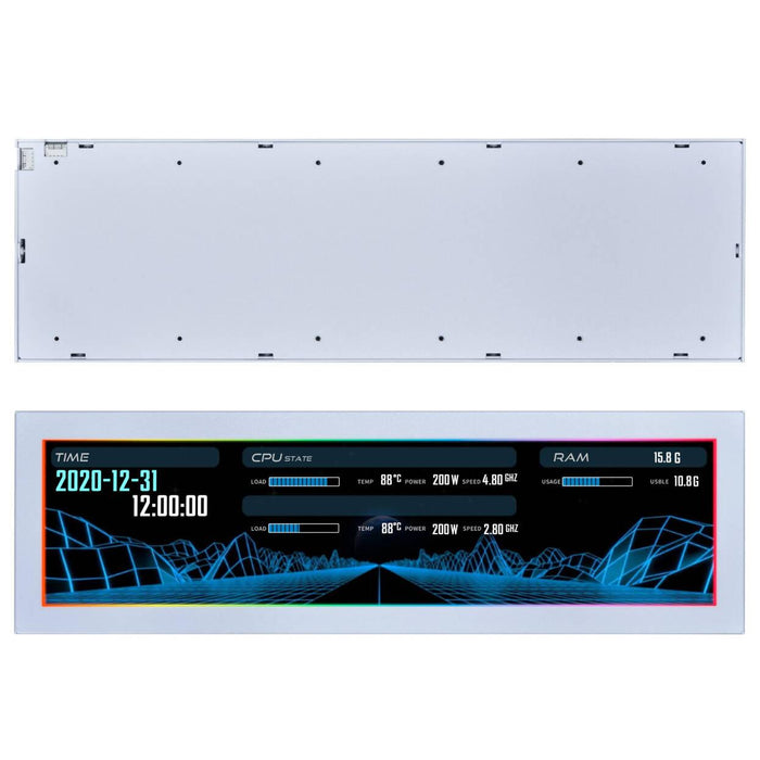 Lian Li 8.8" Universal Screen Control Panel - White