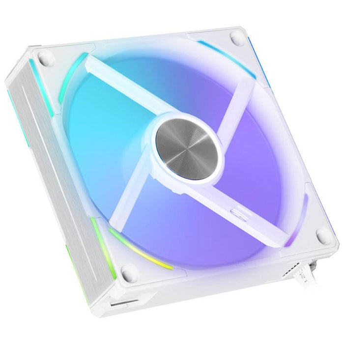 Lian-Li UNI AL120 V2 ARGB PWM fans, 3 pieces in a set, Controller included, White