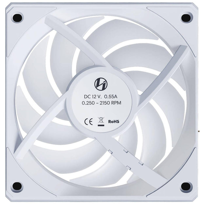 Fans 3pcs Lian Li UNI FAN CL Wireless ARGB PWM Reverse - 120 mm White + Controller