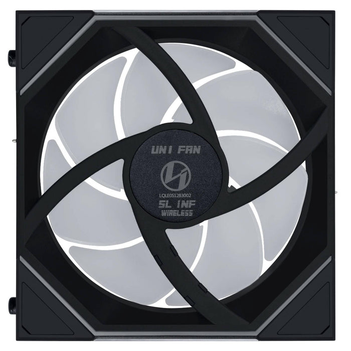 Fan Lian Li UNI FAN SL-INF Wireless ARGB PWM - Reverse Blade, 120 mm Black