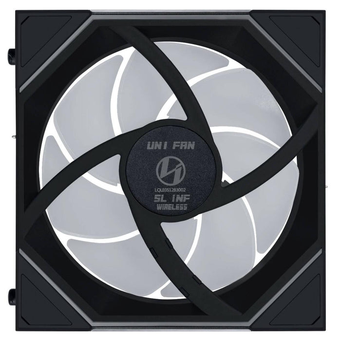 Fans 3pcs Lian Li UNI FAN SL-INF Wireless ARGB PWM Reverse - 120 mm Black + Controller