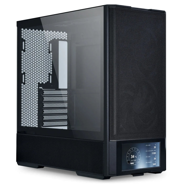 Lian Li LANCOOL 207 Digital Mid-Tower Box, Tempered Glass, Black