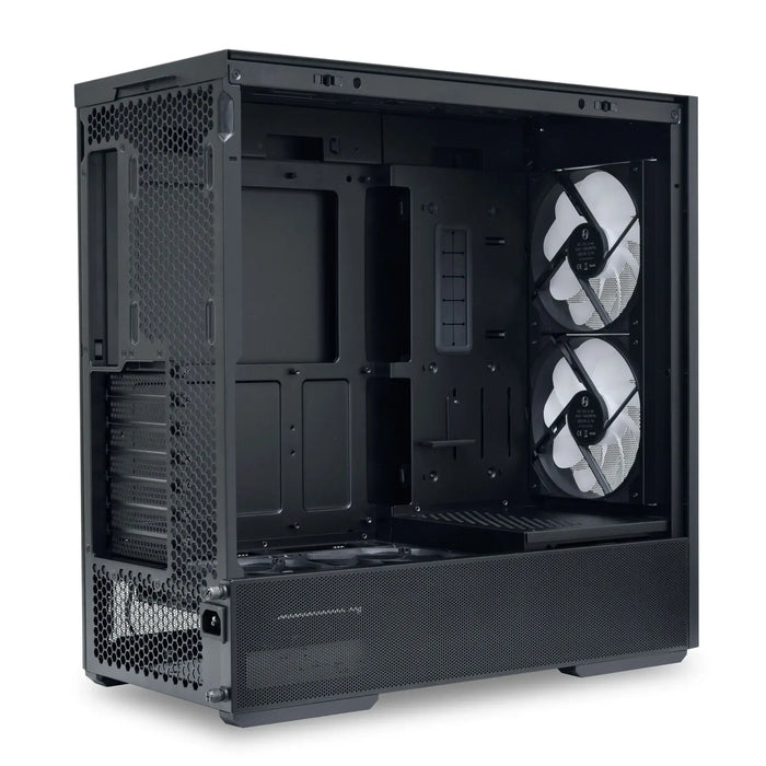 Lian Li LANCOOL 207 Mid-Tower Case, Tempered Glass, Black