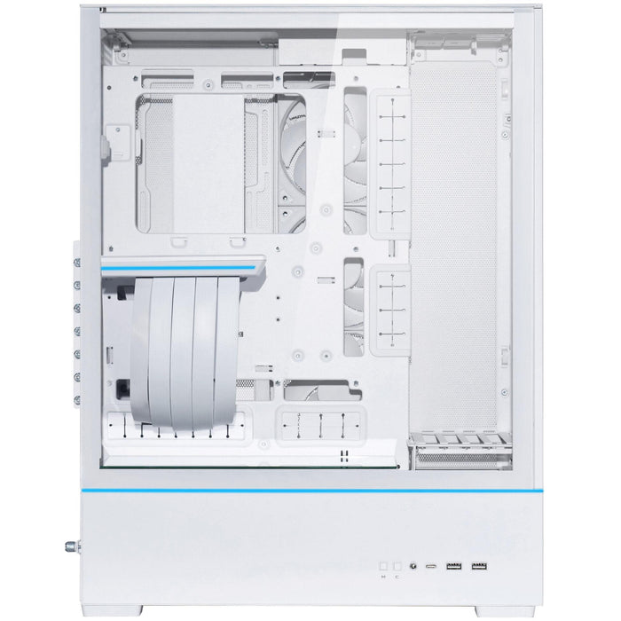 Lian-Li SUP01W Mid-Tower Case, Tempered Glass, White