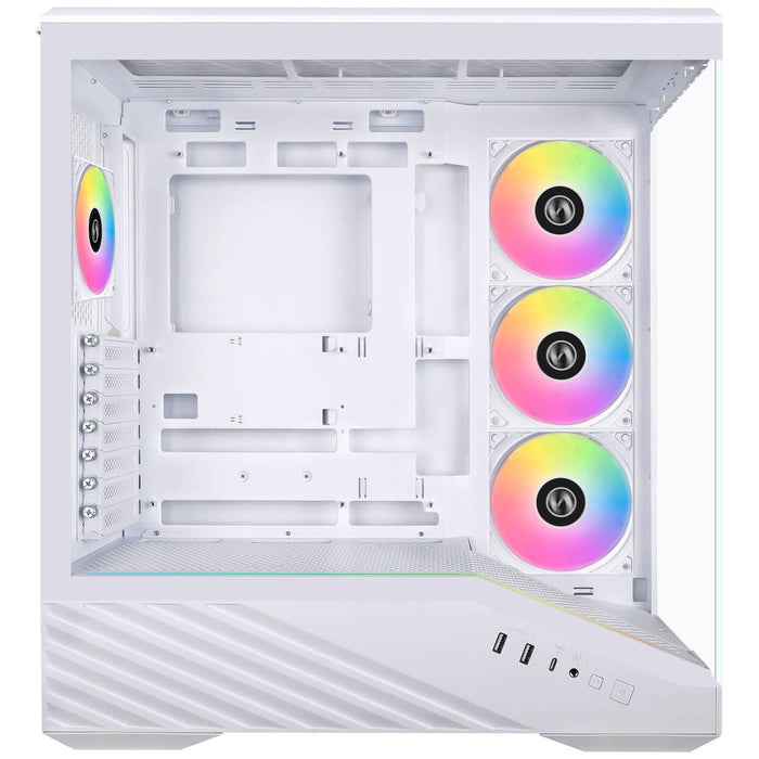 Lian Li Vector V100 ARGB Mid-Tower Box, Tempered Glass - White