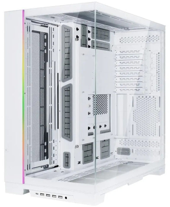 Case Lian Li PC-O11 Dynamic EVO XL Full-Tower, Tempered Glass, White