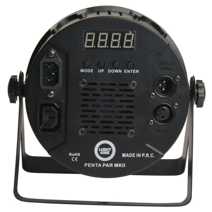 LIGHT4ME PENTA PAR 8x12W MKII RGBWA- RGB LED spotlight - PAR headlampsOSC-RPA<<<Stage lightingOSC<<<ActionPL&&&PAR