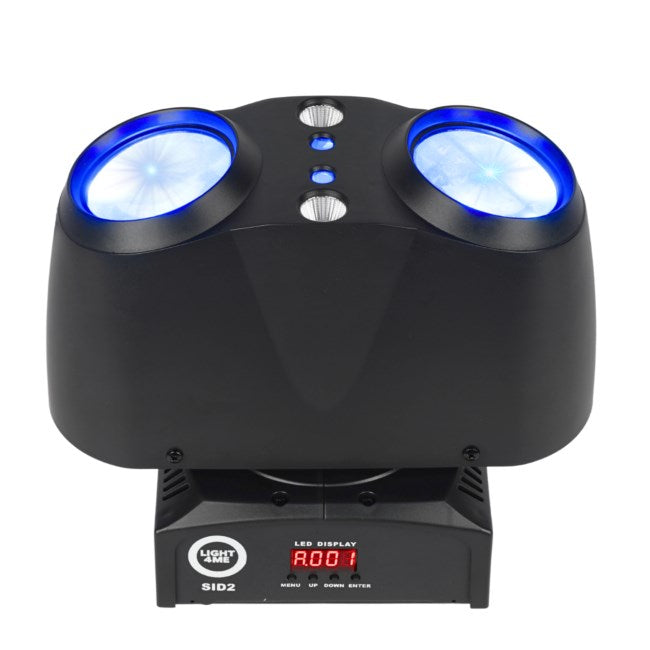 Light4Me SID2 - 4-in-1 LED multi-effect light + beam/laser/strobe effect