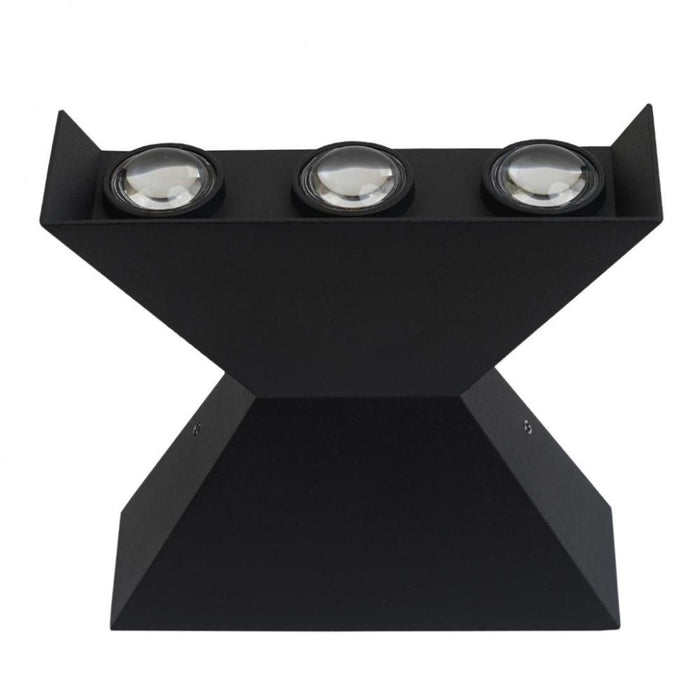 LED FACADE LIGHT ALPHA 6X1W BLACK