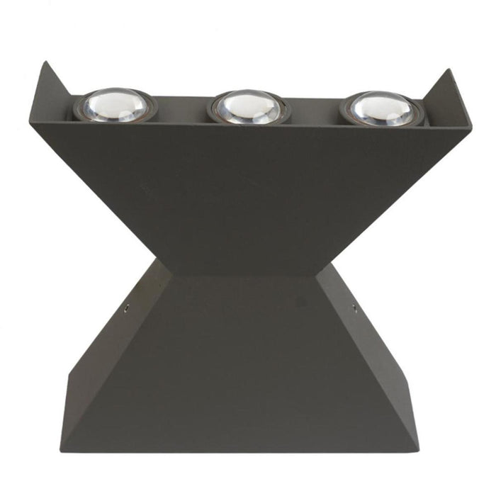 LED FACADE LIGHT ALPHA 6X1W GRAY