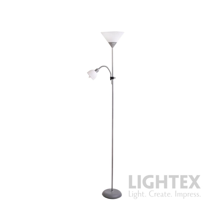 LAMP DEXTER SILVER E27+E14 LIGHTEX