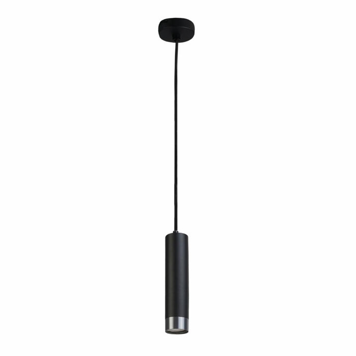 PENDANT OSKAR 1XGU10 BLACK AND CHROME LIGHTEX