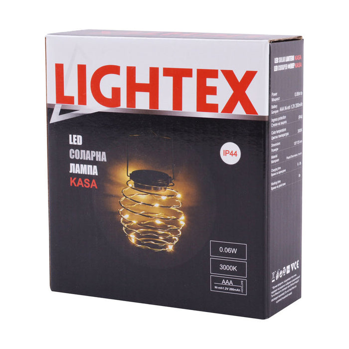 LED SOLAR LANTERN 0.06W 3000K IP44 LIGHTEX KASA
